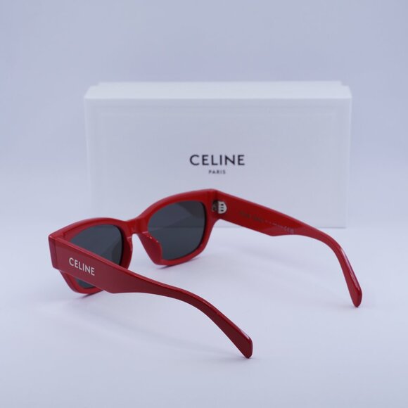 Final Price! Celine CL40197U 66A Red/Smoke Sunglasses - Picture 6 of 10